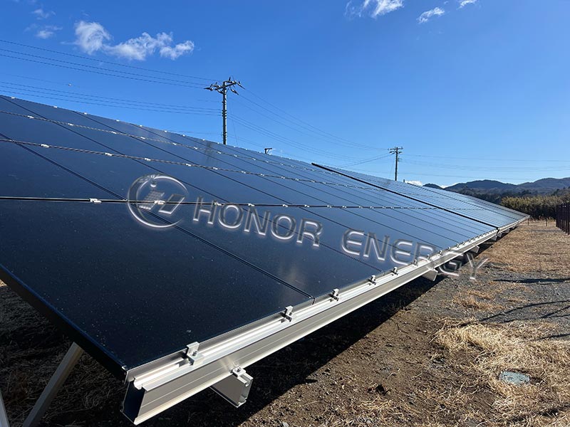 Prosperitas complementum de 700kw solaris humus ascendens ratio project in Sendai, Iaponia