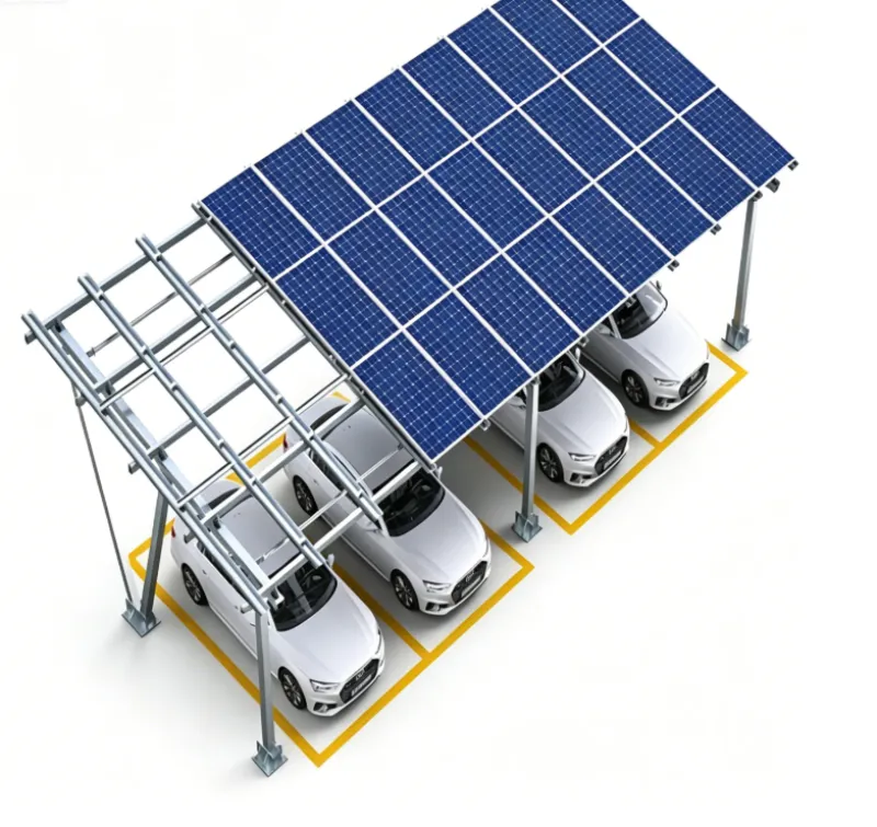 Aluminium W Type Solar Carport Mount