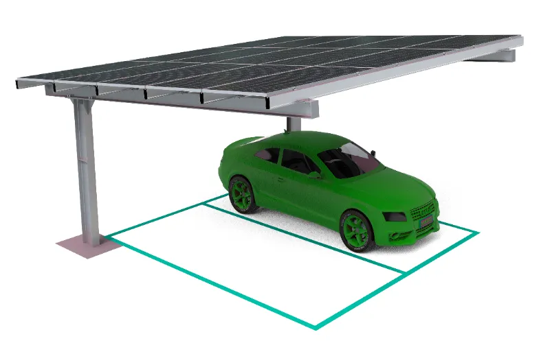 Carbon Steel IMPERVIUS Y Type solaris Carport Adscendens