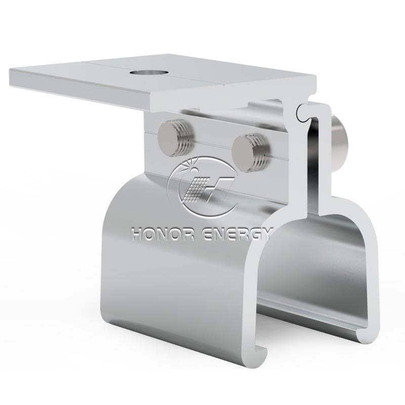 Solaris clip, horologium ad metallum tectum